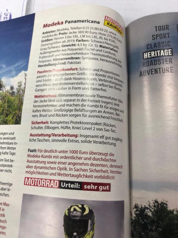 Modeka Panamericana hatszoros tesztgyőztes-Sőt! Általunk is tesztelt termék! - Image 3