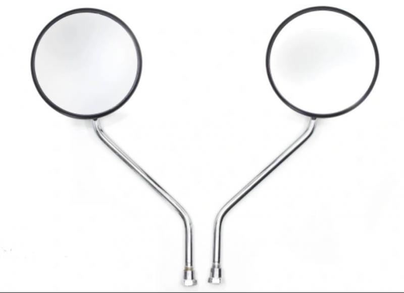 Visszapillantó tükör párban 10-es menettel króm szárral