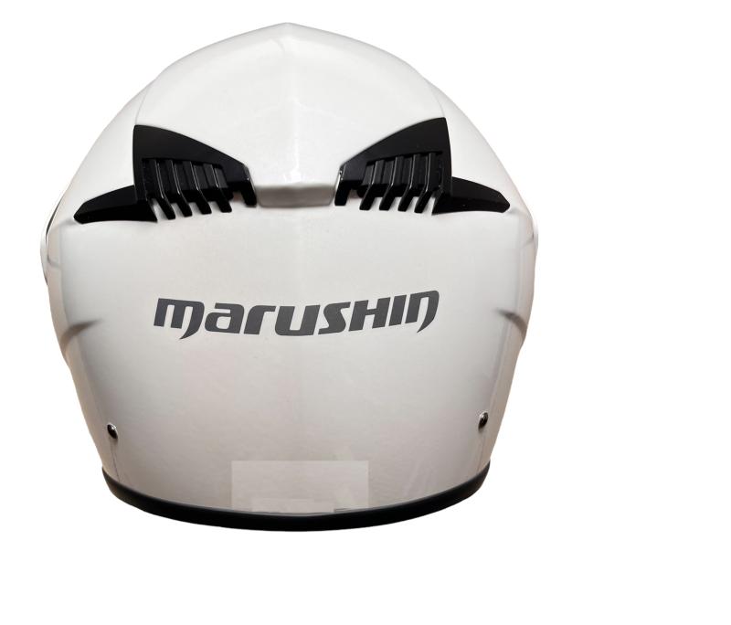 Marushin M410 napszemüveges TESZTGYŐZTES üvegszálas felnyitható bukósisak - Image 3