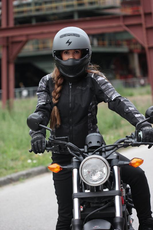 Modeka vízálló hálós Női motoros kabát levehető kapucnival - Image 5