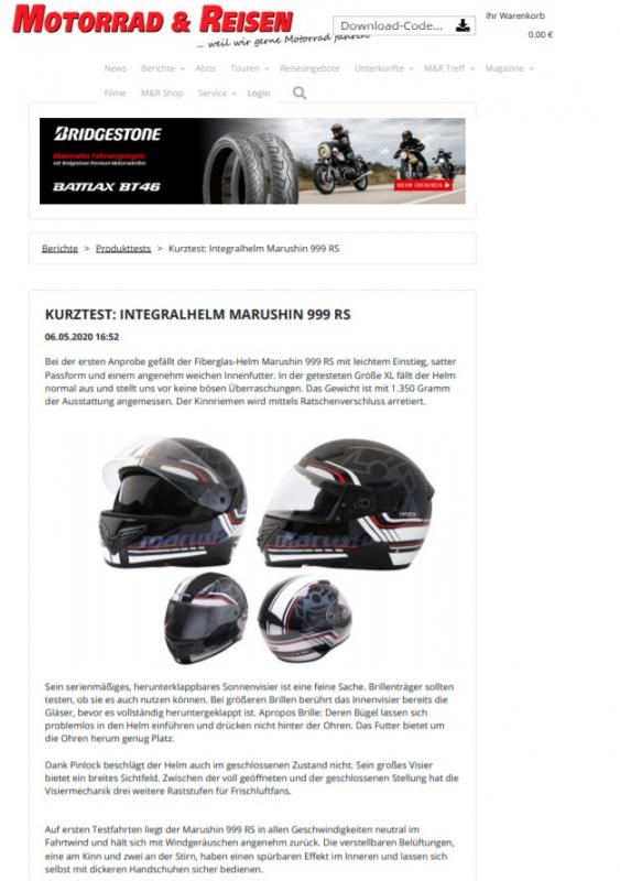 Marushin 999 space napszemüveges üvegszálas sisak-Videós teszt - Image 5