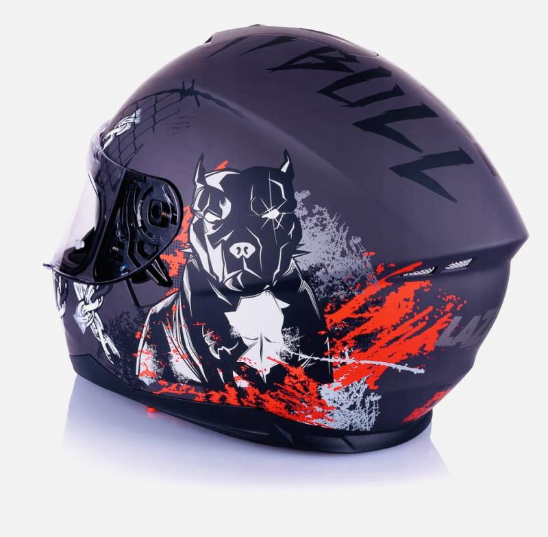 Lazer LZR FH3 Pitbull napszemüveges bukósisak-Videóval! - Image 5