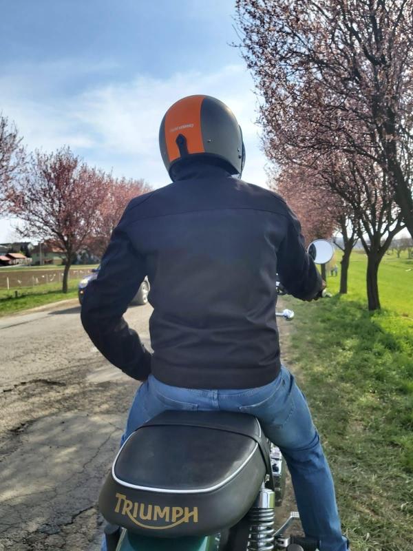 MARUSHIN C-131 Üvegszál bukósisak és RETRO buborék plexi teszt - Image 2