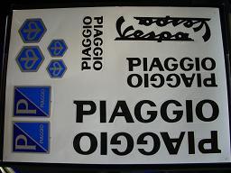 Matricaszett Piaggio Vespa