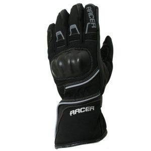 Racer Comfort - Vízálló téli motoros kesztyű plex törlővel