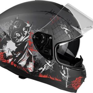 Lazer LZR FH3 Pitbull napszemüveges bukósisak-Videóval!