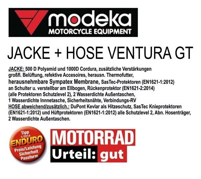 Modeka Ventura GT Tesztgyőztes három rétegű négy évszakos kabát - Image 3