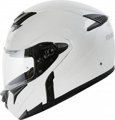 Marushin M410 napszemüveges TESZTGYŐZTES üvegszálas felnyitható bukósisak