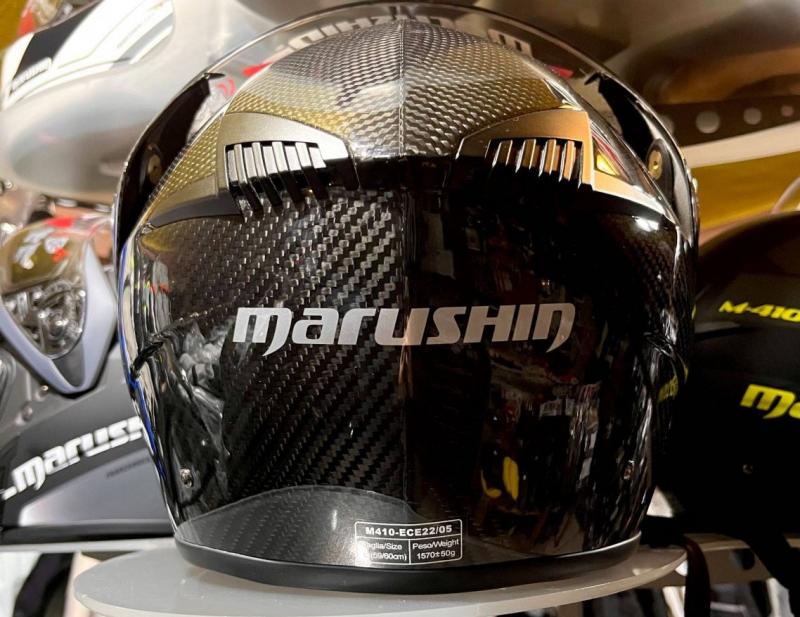 Marushin M410 TESZTGYŐZTES Carbon felnyitható napszemüveges bukósisak- Általunk is tesztelt ! - Image 7