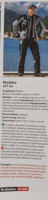 Modeka AFT AIR 4 évszakos motoros kabát -Videós tesztekkel - Image 8