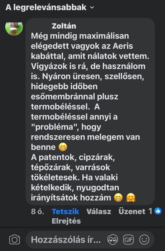 Aeris - Kétszeres tesztgyőztes 4 évszakos kabát nagy méretekben is! Videóval - Image 5